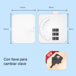 Cerradura adhesiva mueble puerta clave - Imagen 2