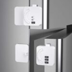 Cerradura adhesiva mueble puerta clave - Imagen 5