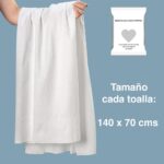 Pack Toallas desechables para cuerpo baño 140 x 70 cms - Imagen 3