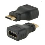 Adaptador Mini HDMI macho a HDMI hembra 1080p - Imagen 2
