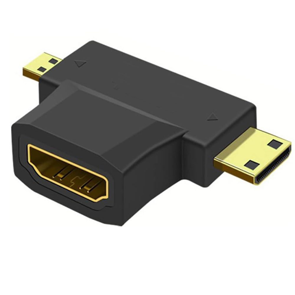 Adaptador Micro / Mini HDMI macho a HDMI hembra - Imagen 4