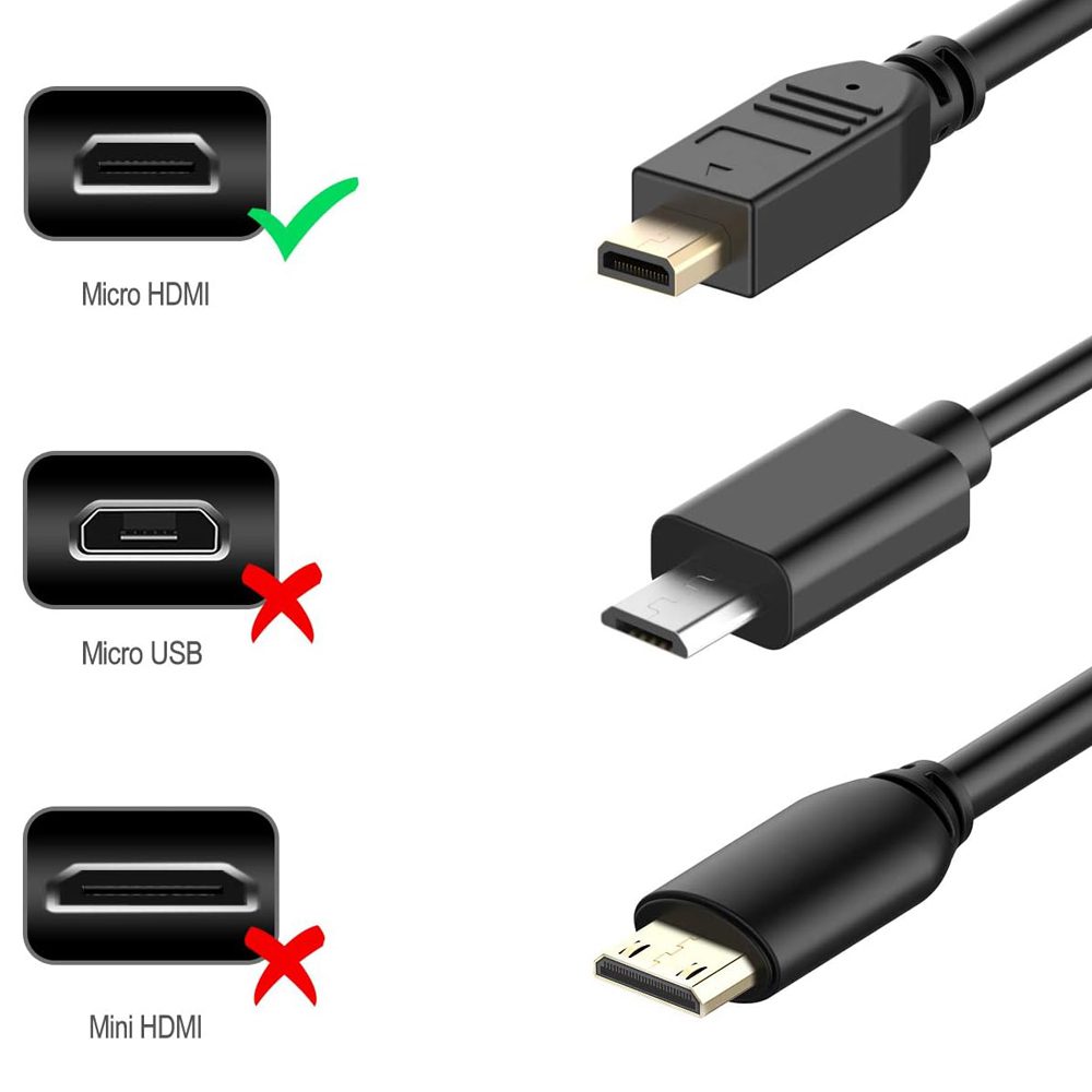 Cable Micro HDMI a HDMI 1.5 metros - Imagen 3