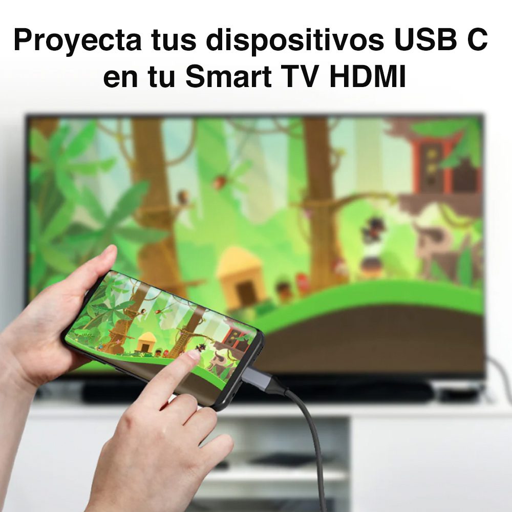 Cable USB C a HDMI Unitek 1.8 metros 4K 60HZ - Imagen 5