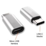 Adaptador Micro USB a USB tipo C OTG - Imagen 2