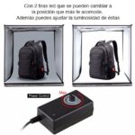 Mini Estudio fotográfico portátil 80 cms Led USB - Imagen 3