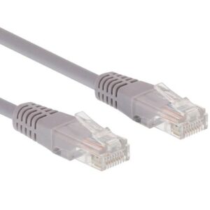 Cable de red 15 metros cat 5e RJ45 Lan Gris